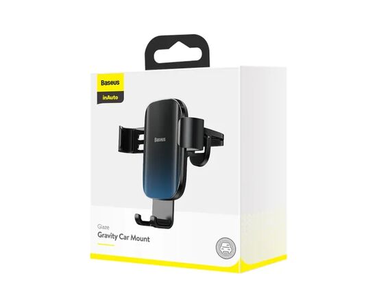 Универсальный автодержатель Baseus Glaze Cravity Car Mount Black (SUYL-LG01), изображение 6