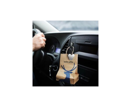 Универсальный автодержатель Baseus крючок Small Shell Vehicle Hook (ACGGBK-01), изображение 9