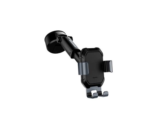 Универсальный автодержатель Baseus Tank gravity car mount holder with suction base Tarnish Black (SUYL-TK01), изображение 4