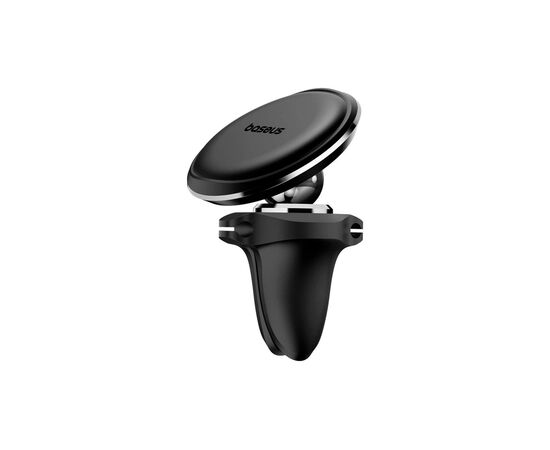 Универсальный автодержатель Baseus Magnetic Car Mount Phone Holder with Cable Clip Air Vent Version Cluster Black (C40141201113-00), изображение 5