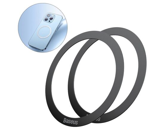 Набор для крепления Baseus MagSafe Baseus Halo Series (2шт/уп) (PCCH000001), изображение 2