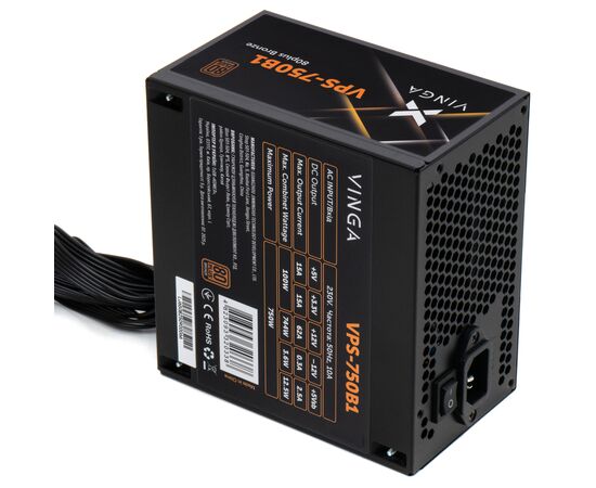 Блок питания Vinga 750W (VPS-750B1), изображение 4