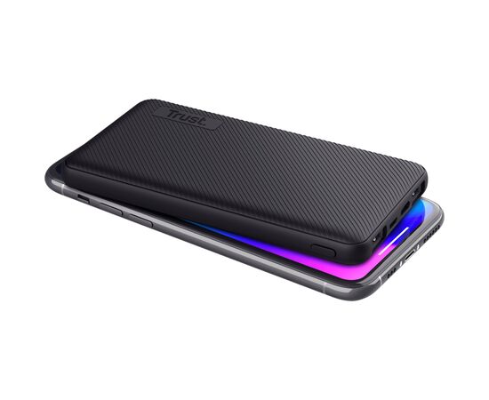 Батарея универсальная Trust 10000mAh Primo ECO, 2хUSB-A/USB-C, 15W, black (24678_TRUST), изображение 6