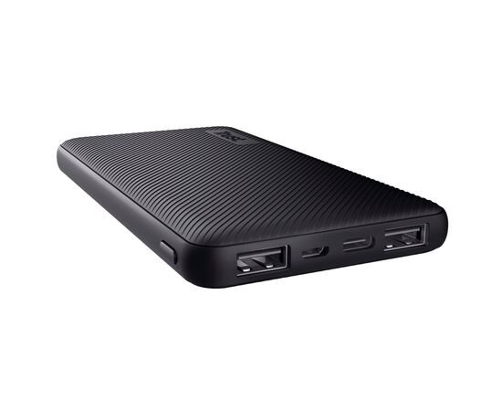 Батарея универсальная Trust 10000mAh Primo ECO, 2хUSB-A/USB-C, 15W, black (24678_TRUST)