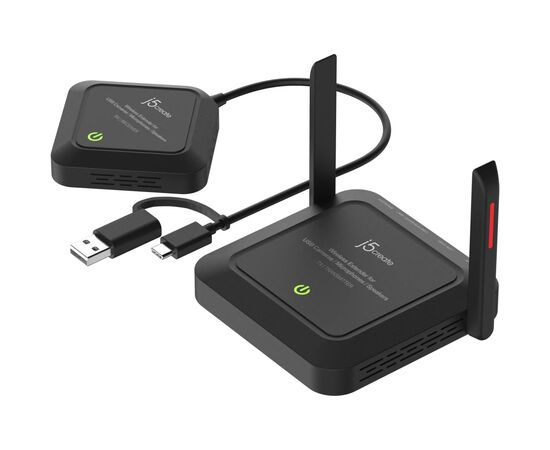 Адаптер extender 25m WIFI 2xUSB-A + USB-C + 3.5mm J5create (JVW120-N)