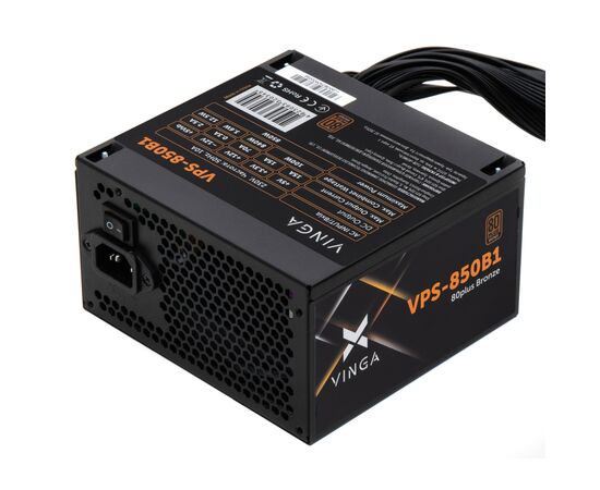 Блок питания Vinga 850W (VPS-850B1), изображение 2