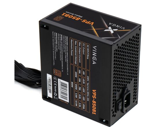 Блок питания Vinga 850W (VPS-850B1), изображение 4