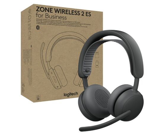Наушники Logitech Zone Wireless 2 ES Busines Graphite (981-001498)