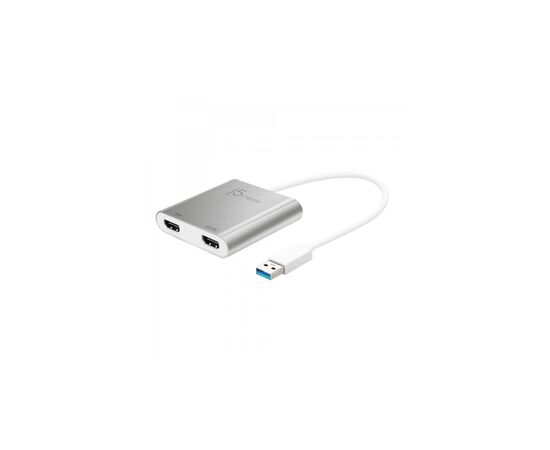 Адаптер USB-A to 2xHDMI F dual display J5create (JUA365-N)