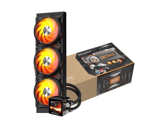 Кулер для процессора DARKFLASH DE360 BLACK, изображение 5