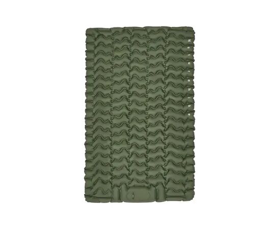 Матрас надувной Naturehike CNK2550WS019, 200х125х6.5 см, зелений, із вбудованою помпою (6977465869616)