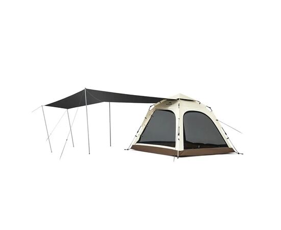 Палатка Naturehike чотиримісний із тентом автоматичний Ango CNK2550WS010, коричневий (6927595789094)