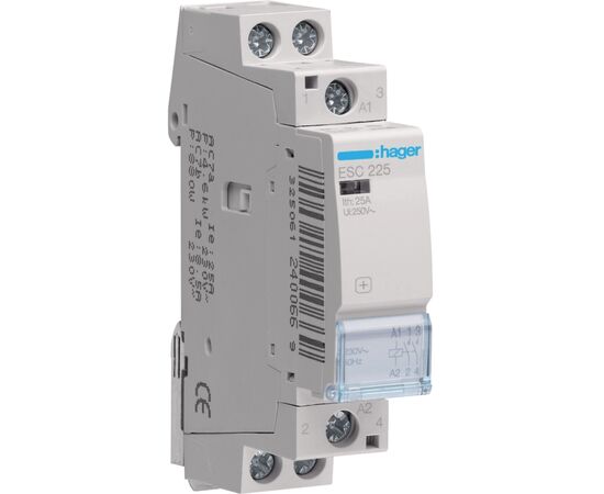 Автоматический выключатель Hager 25 A 230V 2NO 1P (A) (ESC225)