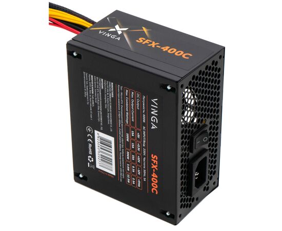 Блок питания Vinga 400W ОЕМ (SFX-400С), изображение 5