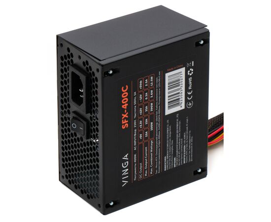 Блок питания Vinga 400W ОЕМ (SFX-400С), изображение 6