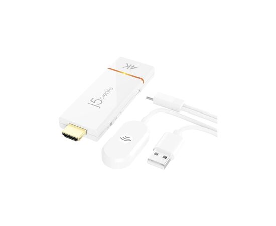 Адаптер ScreenCast 4K WI-FI 15m Miracast/AirPlay/Chromecast black J5create (JVAW76-N)