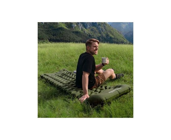 Матрас надувной Naturehike CNK2550WS019, 200х125х6.5 см, зелений, із мішком для надування (6977465869593), изображение 4