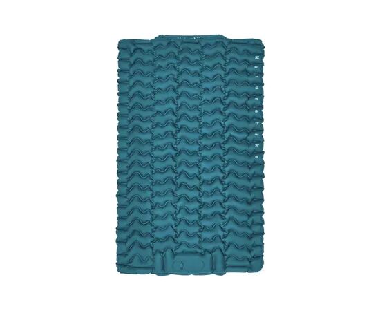 Матрас надувной Naturehike CNK2550WS019, 200х125х6.5 см, синій, із мішком для надування (6977465869609)