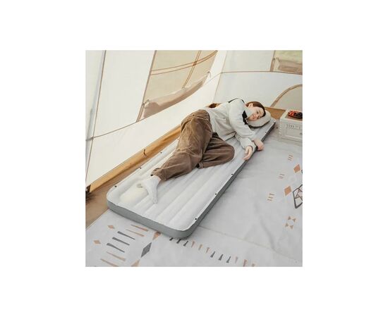Матрас надувной Naturehike CNK2450WS035, 198х68х9.5 см, білий із вбудованою помпою (6927595796962), изображение 2