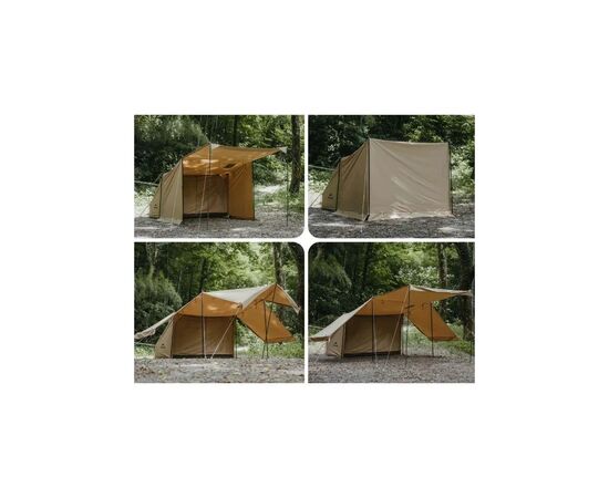Палатка Naturehike одномісний із тентом CNK2450WS026, коричневий (6927595713334), изображение 5
