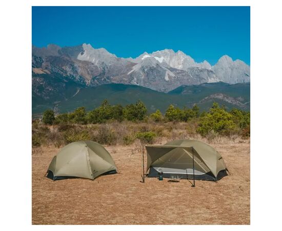 Палатка Naturehike одномісний ультралегкий Mongar UL CNK2550WS016, коричневий (6927595770368), изображение 6