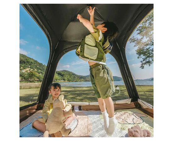 Палатка Naturehike тримісний автоматичний із тентом Ango CNK2550WS01 S, коричневий (6927595785560), изображение 2