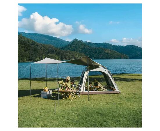 Палатка Naturehike тримісний автоматичний із тентом Ango CNK2550WS01 S, коричневий (6927595785560), изображение 4