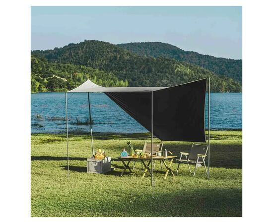 Намет Naturehike тримісний автоматичний із тентом Ango CNK2550WS01 S, сірий (6927595785782), зображення 2