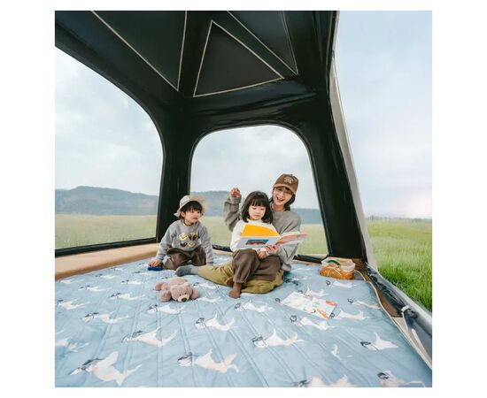 Палатка Naturehike чотиримісний автоматичний надувний із тентом Ango CNK2550WS017, сірий (6977465869883), изображение 5