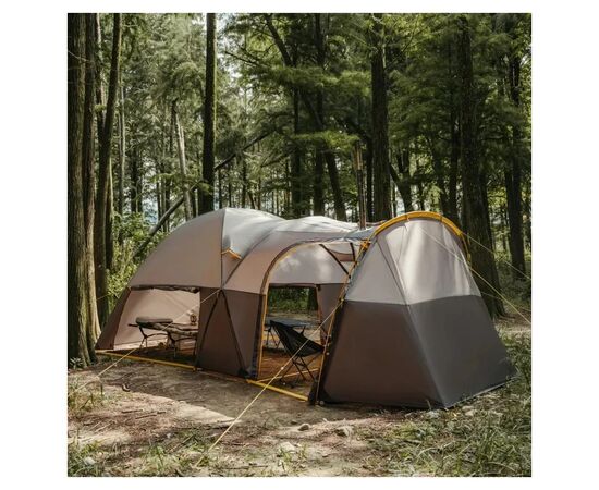 Палатка Naturehike шестимісний KOTA 6, CNK2450WS031, 75D, світло-коричневий (6927595760666), изображение 10