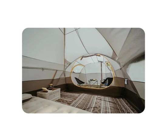 Палатка Naturehike шестимісний KOTA 6, CNK2450WS031, 75D, світло-коричневий (6927595760666), изображение 3