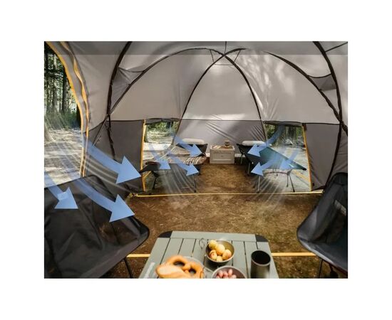 Палатка Naturehike шестимісний KOTA 6, CNK2450WS031, 75D, світло-коричневий (6927595760666), изображение 7