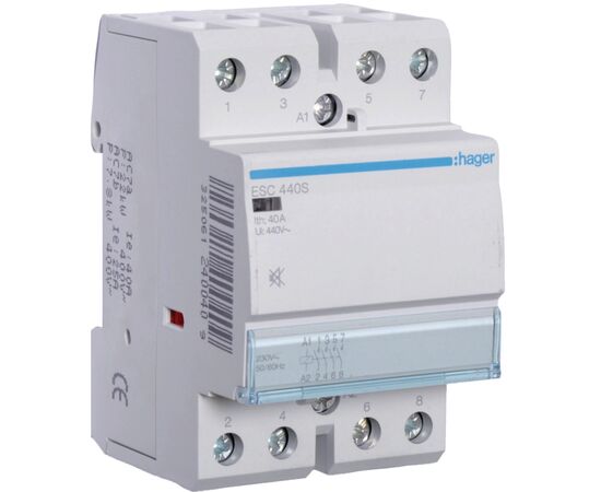 Автоматический выключатель Hager 40 A 230V 4NO 3P (B) (ESC440S)