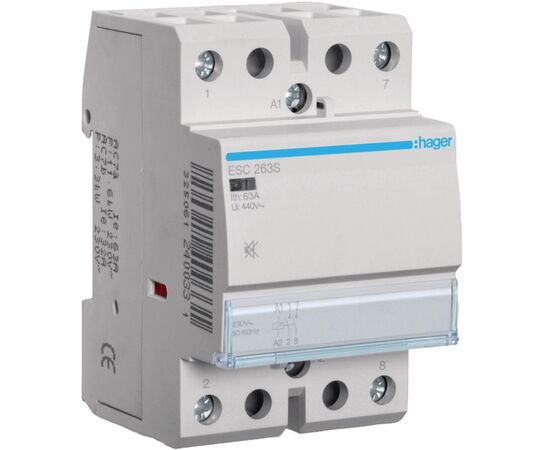 Автоматичний вимикач Hager 63 A 230V 2NO (B) (ESC263S)