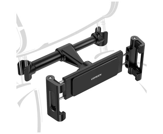 Універсальний автотримач Ugreen LP160 Car Headrest Mount Holder Black (60108), зображення 2