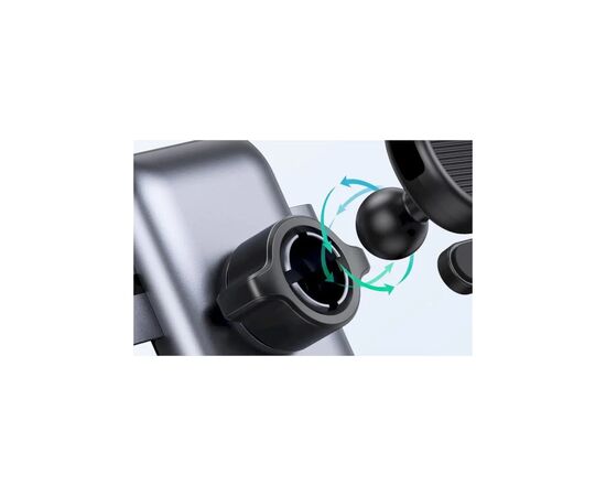 Универсальный автодержатель Ugreen LP274 Gravity Phone Holder for Round Air Vent Black (30401), изображение 6