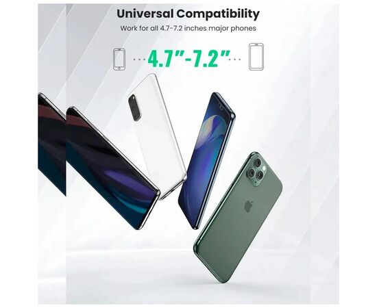 Универсальный автодержатель Ugreen LP292 Magnetic Phone Holder for Car Black (80785), изображение 6