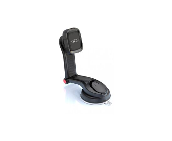 Універсальний автотримач XO C106 Dashboard suction cup adjustable magnetic Phone holder Black (6920680830343), зображення 2