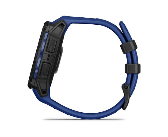 Смарт-годинник Garmin Instinct 3, 45mm, AMOLED, Black with Bolt Blue Band, GPS смарт-годинник (010-02936-03), зображення 5