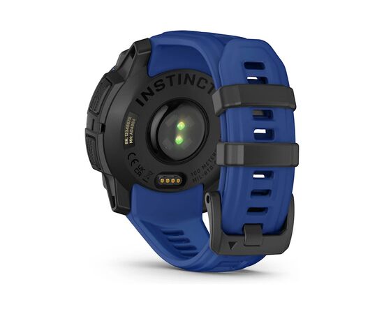 Смарт-годинник Garmin Instinct 3, 45mm, AMOLED, Black with Bolt Blue Band, GPS смарт-годинник (010-02936-03), зображення 6