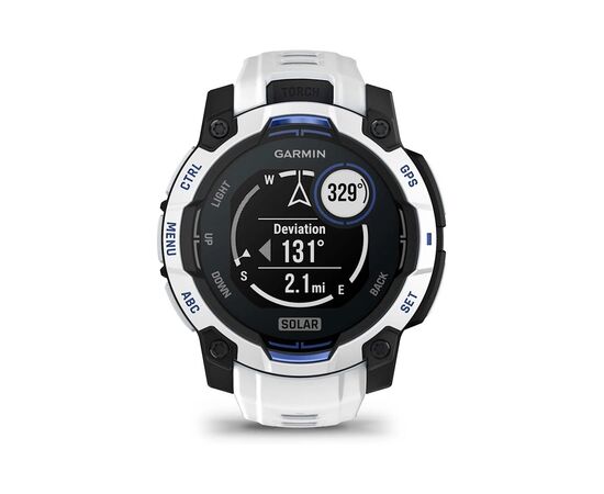 Смарт-часы Garmin Instinct 3, 45mm, Solar, Whitestone with Whitestone Band, GPS смарт-годинник (010-02934-03), изображение 10