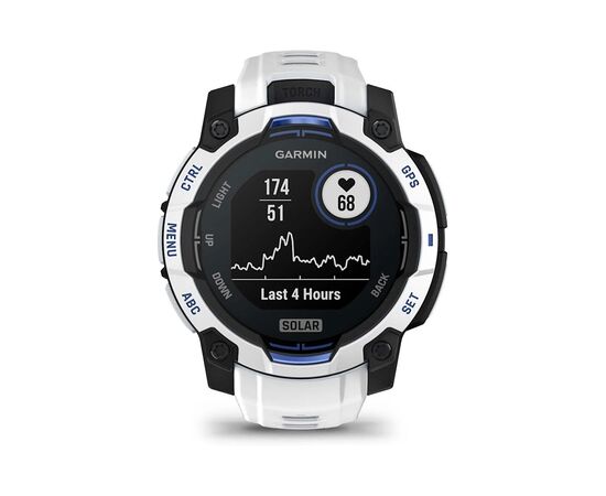 Смарт-часы Garmin Instinct 3, 45mm, Solar, Whitestone with Whitestone Band, GPS смарт-годинник (010-02934-03), изображение 2