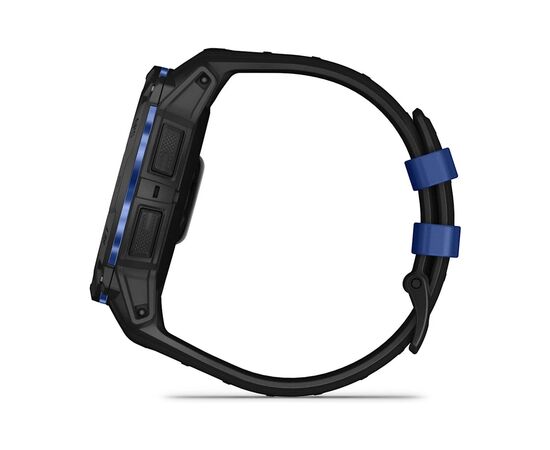 Смарт-годинник Garmin Instinct 3, 50mm, AMOLED, Black with Bolt Blue Accents, GPS смарт-годинник (010-03020-03), зображення 5