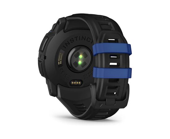 Смарт-годинник Garmin Instinct 3, 50mm, AMOLED, Black with Bolt Blue Accents, GPS смарт-годинник (010-03020-03), зображення 6