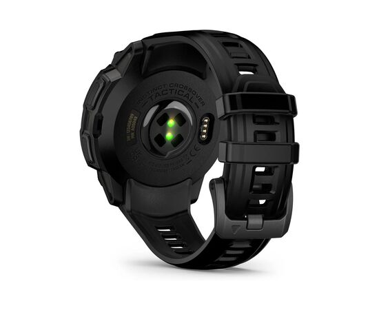 Смарт-годинник Garmin Instinct Crossover AMOLED, Tactical, Black/Black, GPS смарт-годинник (010-03398-02), зображення 6