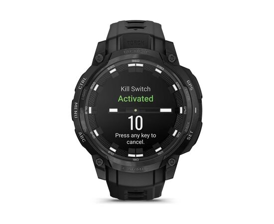 Смарт-годинник Garmin Instinct Crossover AMOLED, Tactical, Black/Black, GPS смарт-годинник (010-03398-02), зображення 7