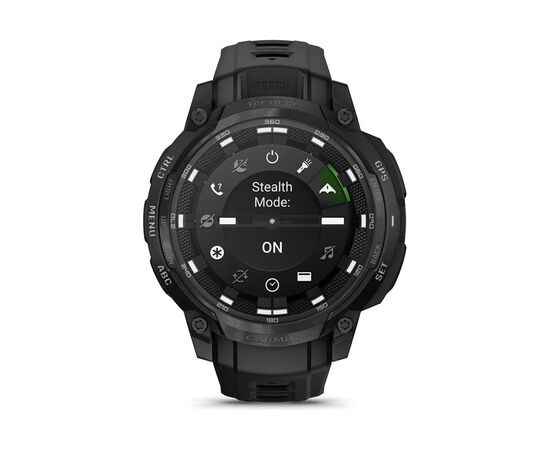 Смарт-годинник Garmin Instinct Crossover AMOLED, Tactical, Black/Black, GPS смарт-годинник (010-03398-02), зображення 8