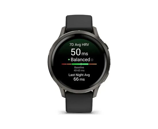 Смарт-часы Garmin Venu 4 (41mm), Black w/ Slate + Black, GPS смарт-годинник (010-03013-02), изображение 2