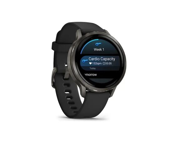 Смарт-часы Garmin Venu 4 (41mm), Black w/ Slate + Black, GPS смарт-годинник (010-03013-02), изображение 3