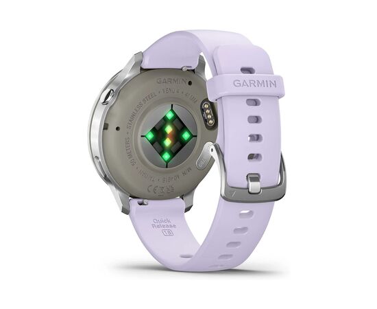 Смарт-годинник Garmin Venu 4 (41mm), Gray w/ Silver + Periwinkle, GPS смарт-годинник (010-03013-01), зображення 6